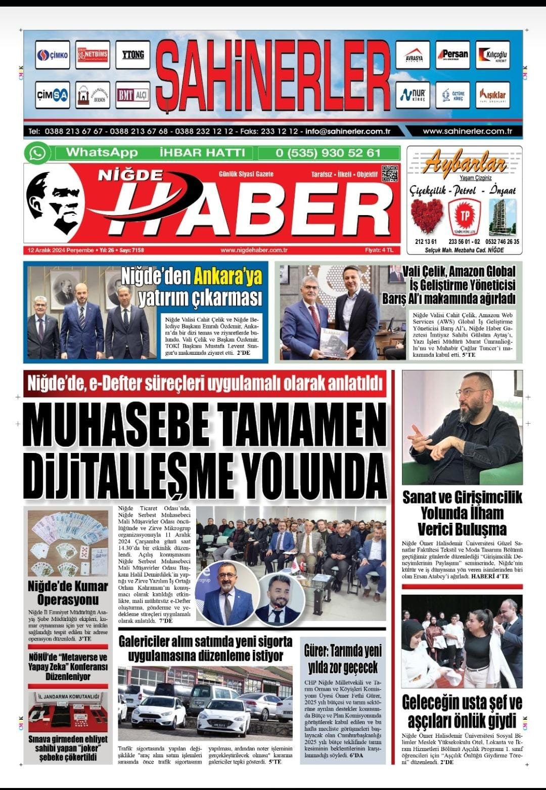 Zirve yazılım ekibimizden konuşmacı olarak ORHAN KAHRAMAN'ın sunumuyla 11 Aralık 2024 tarihinde Niğde